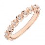 Bague femme Edenly or rose et diamants