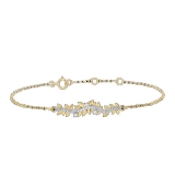 Bracelet Edenly en or feuilles et diamants