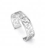 Bracelet manchette rhodié Guess