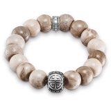 Bracelet protecteur homme perles de jaspe Thomas Sabo