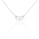 Collier menottes en argent Histoire d&rsquo;or