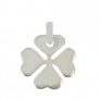Pendentif trèfle 4 feuilles en argent