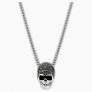 Pendentif Swarovski homme tête de mort